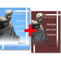 2 livros: Reflexões para o Ano Litúrgico. Anos A, B e C - Bento XVI e João Paulo II